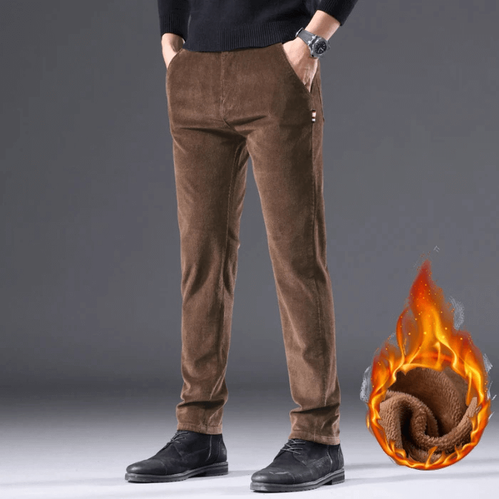 Warm Insulated Corduroy Snow Pants - Luxivelle