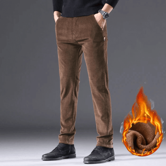 Warm Insulated Corduroy Snow Pants - Luxivelle