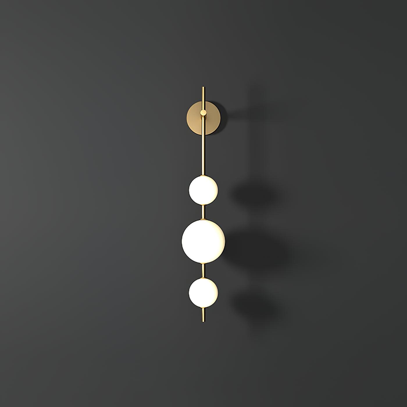 Sleek Round Glass Wall Light - Luxivelle