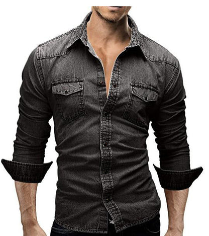 Classic Relaxed Fit Casual Button Down Shirt