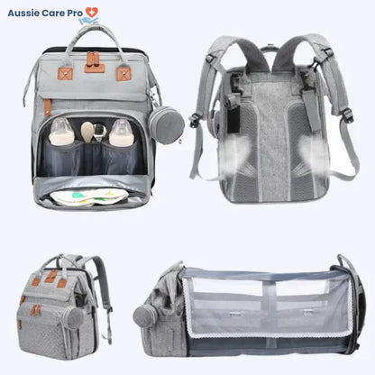 Practical Baby Diaper Backpack with Changing Pad