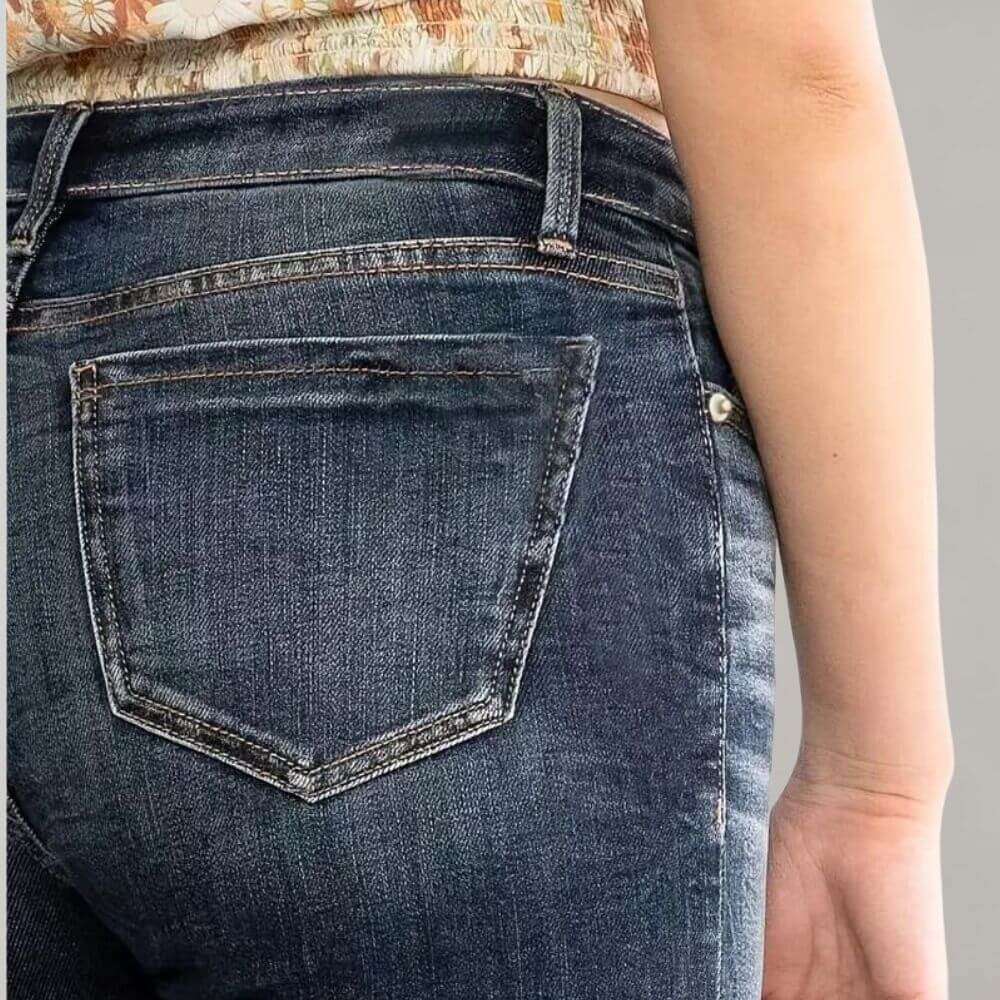 Women's High Waist Skinny Comfort Flare Jeans