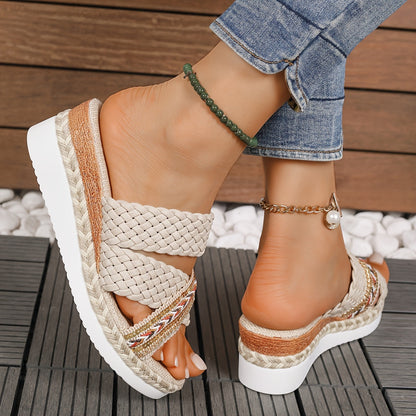 Trendy Braided Flat Sandals
