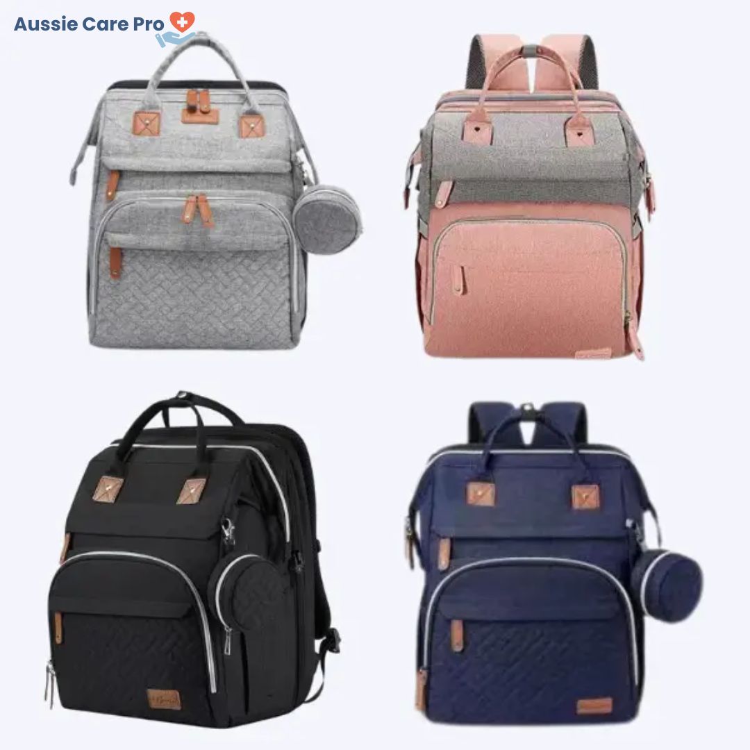 Practical Baby Diaper Backpack with Changing Pad