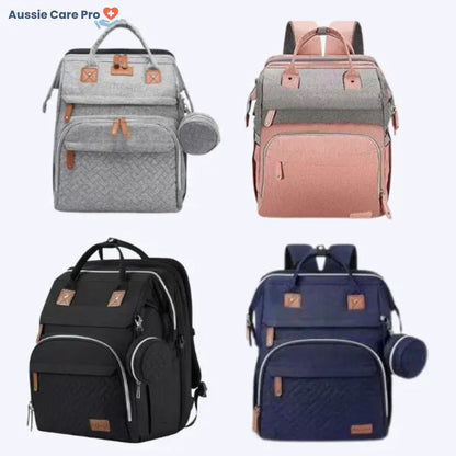 Practical Baby Diaper Backpack with Changing Pad