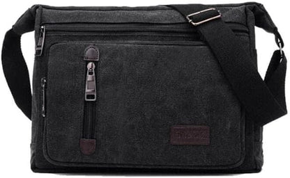 Vintage Style Cotton Messenger Shoulder Bag