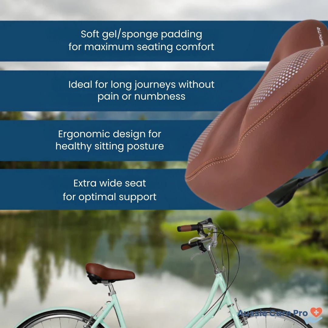 Soft Cushion Bike Seat – Padded Gel Bicycle Saddle