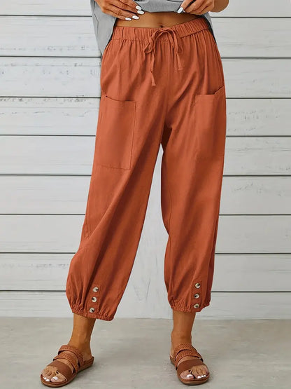 Ladies Comfort Fit Straight Leg Pants
