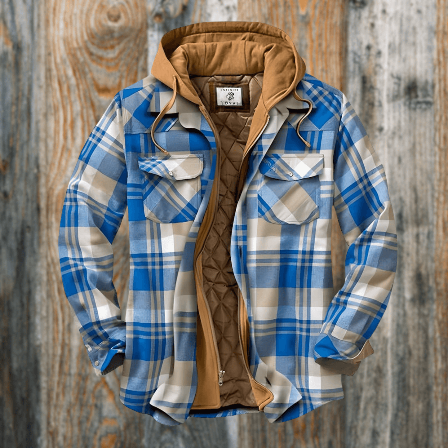 Classic Plaid Mens Jacket - Comfort Fit