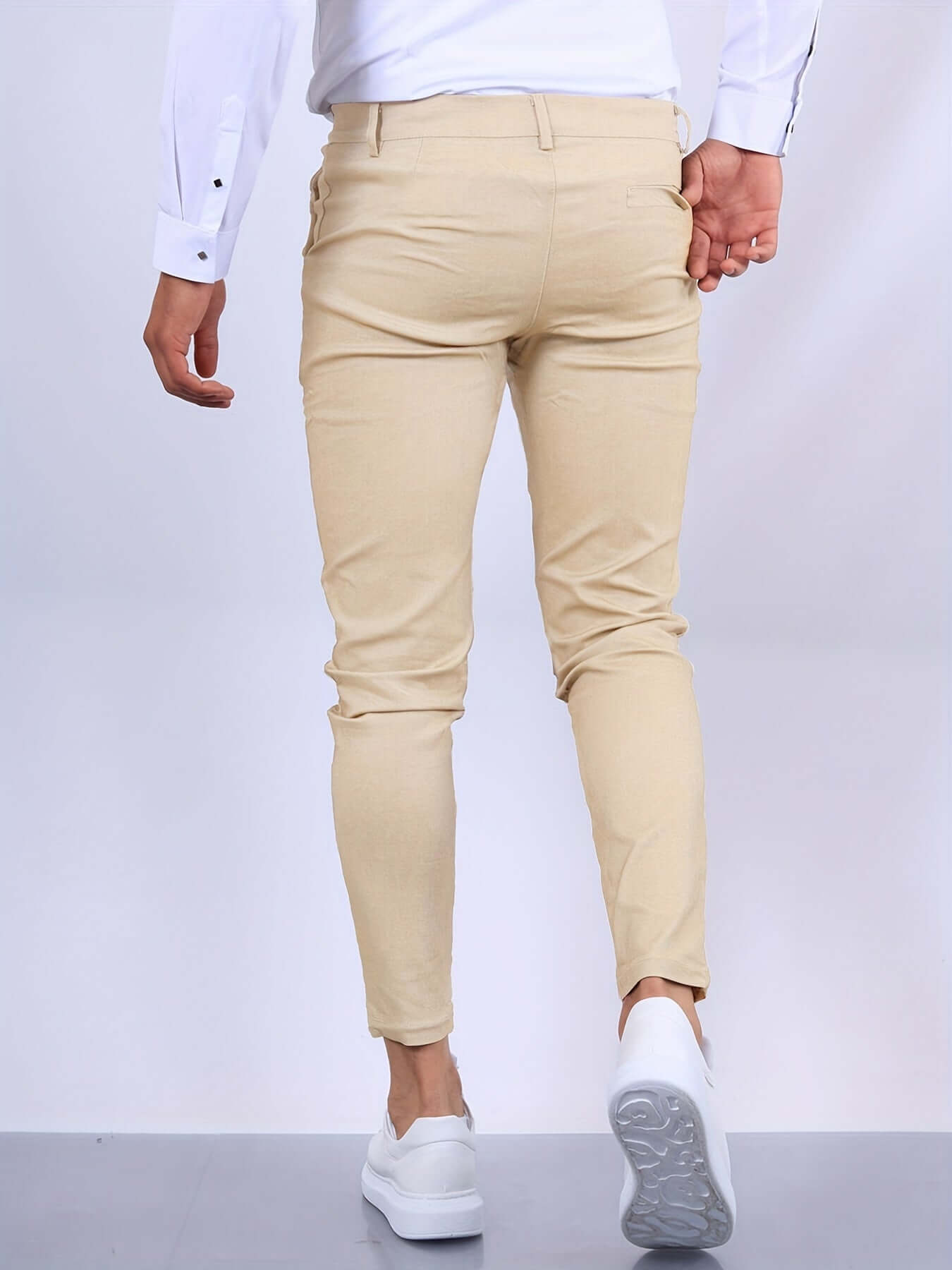 Men's Fit Slim Leg Dress Pants with Pockets