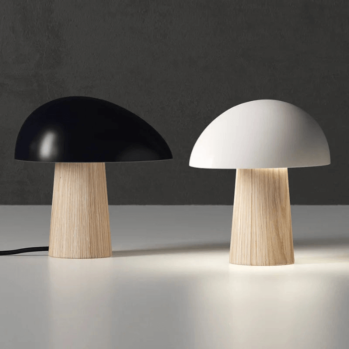 Rustic Wooden Desk Lamp with Unique Shape - Luxivelle