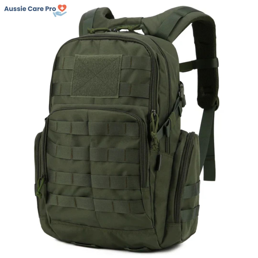 Durable 25L Military Backpack with Water-Resistant Coating