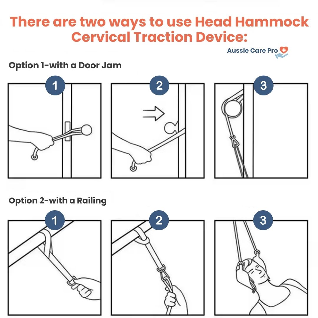 Comfortable Neck Stretching Hammock for Back Pain Relief