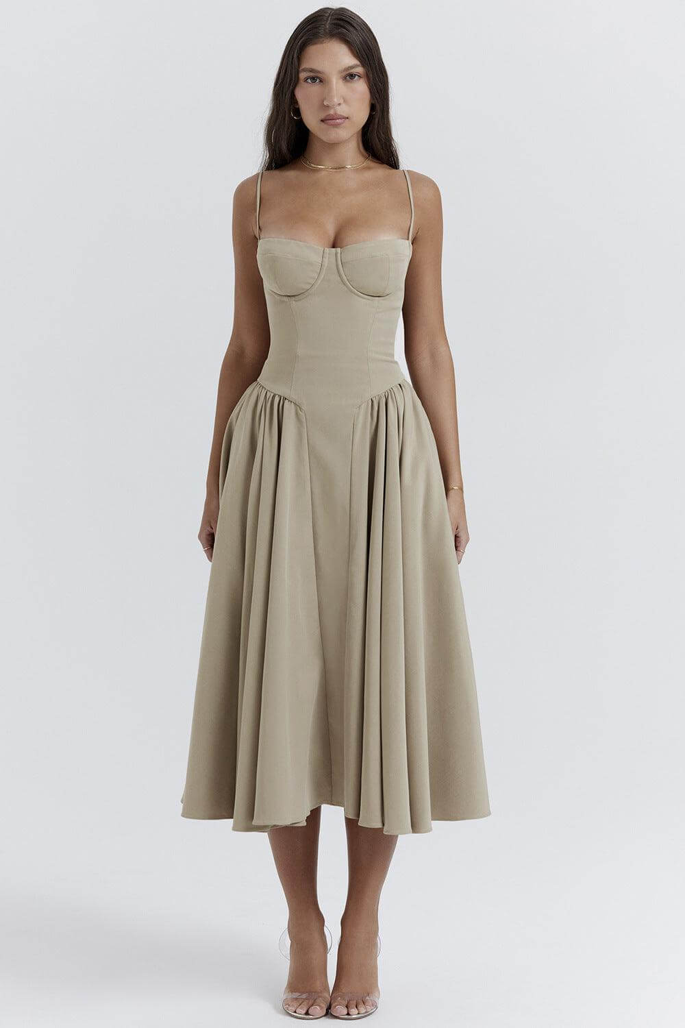 Classic Ladies Knee Length Dress
