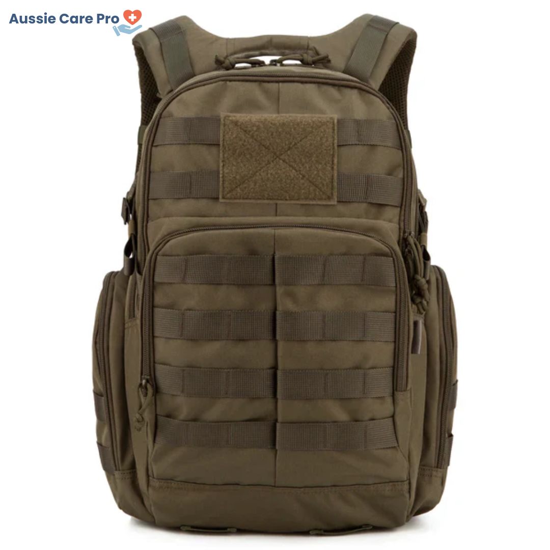 Durable 25L Military Backpack with Water-Resistant Coating