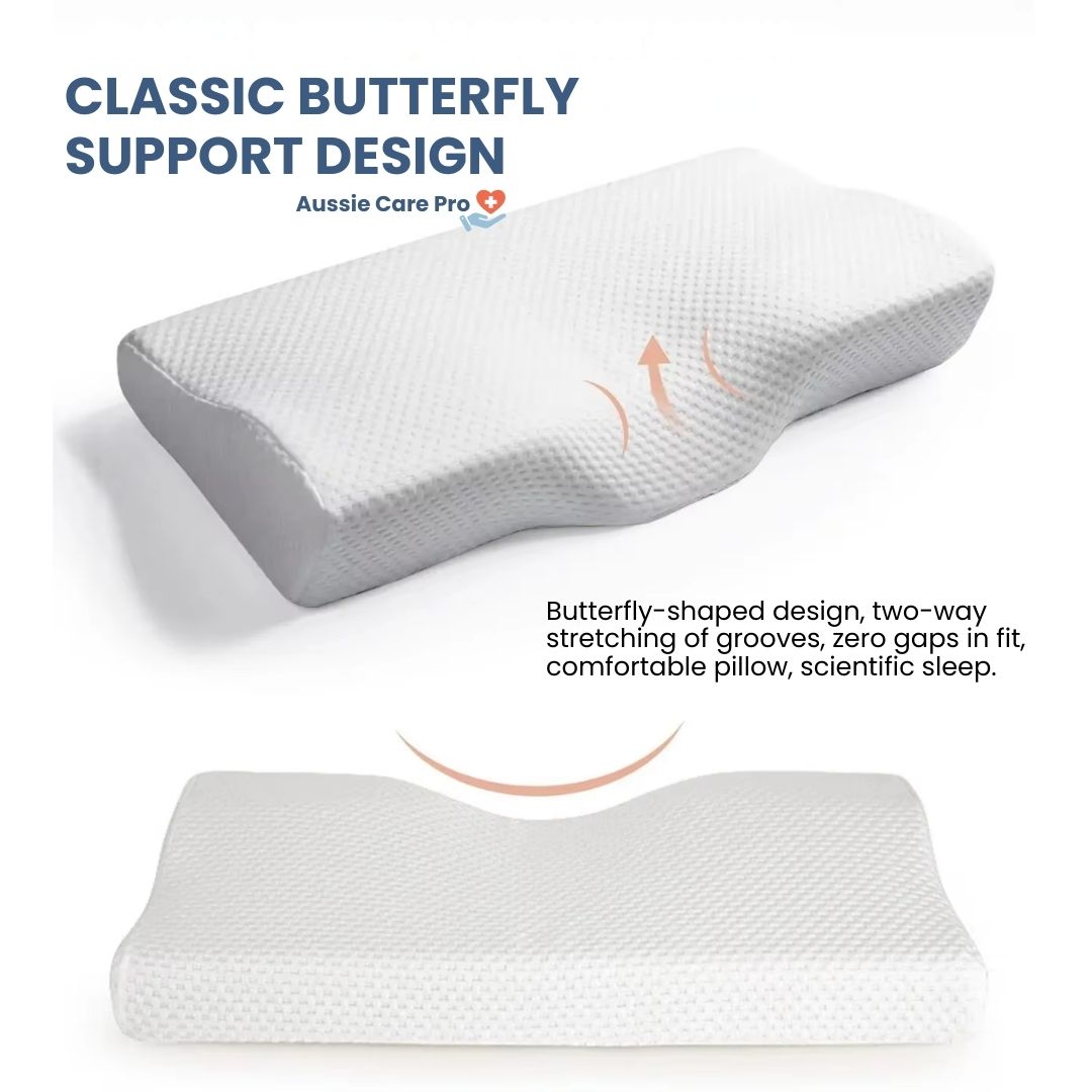 Contour Memory Foam Neck Pillow for Better Sleep