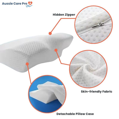 Contour Memory Foam Neck Pillow for Better Sleep
