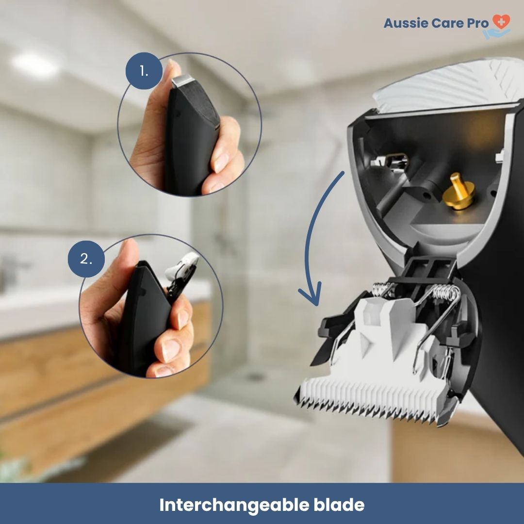 Easy Grip Cordless Body Trimmer – Waterproof Steel Blades