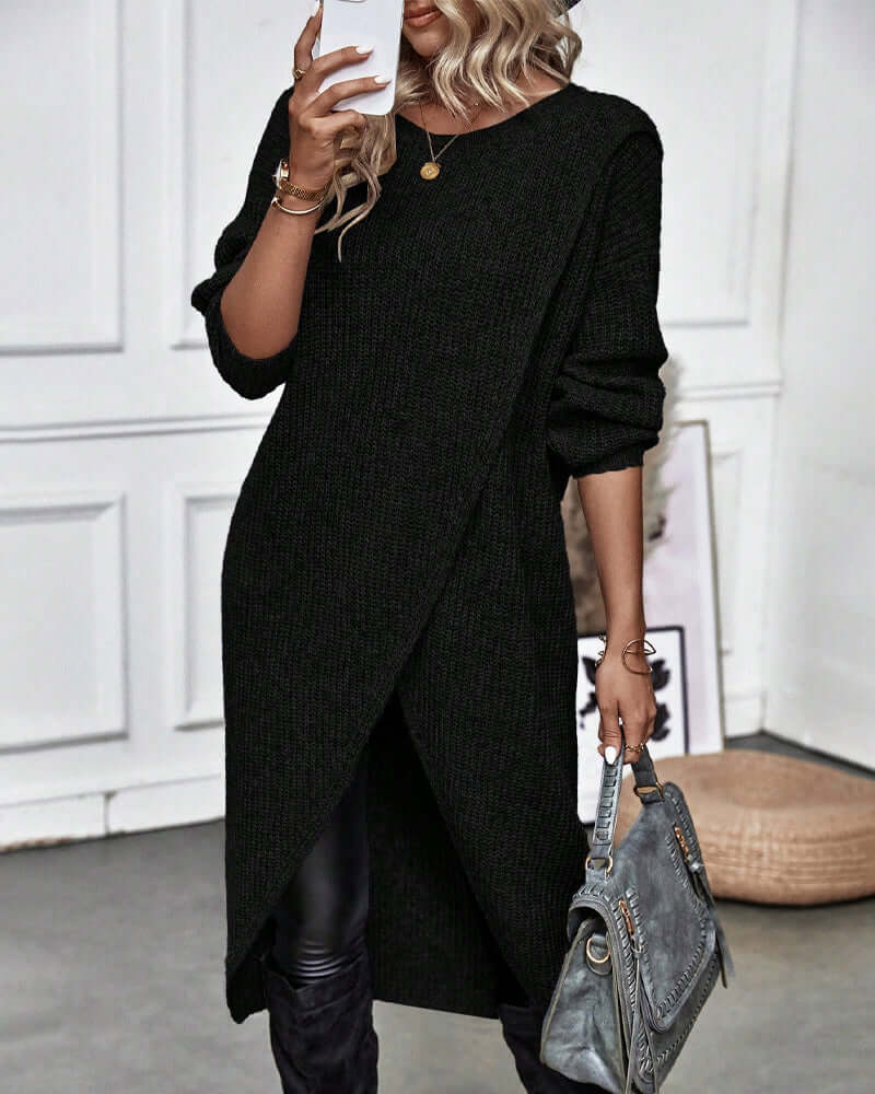 Comfortable Cotton Knee Length Dress