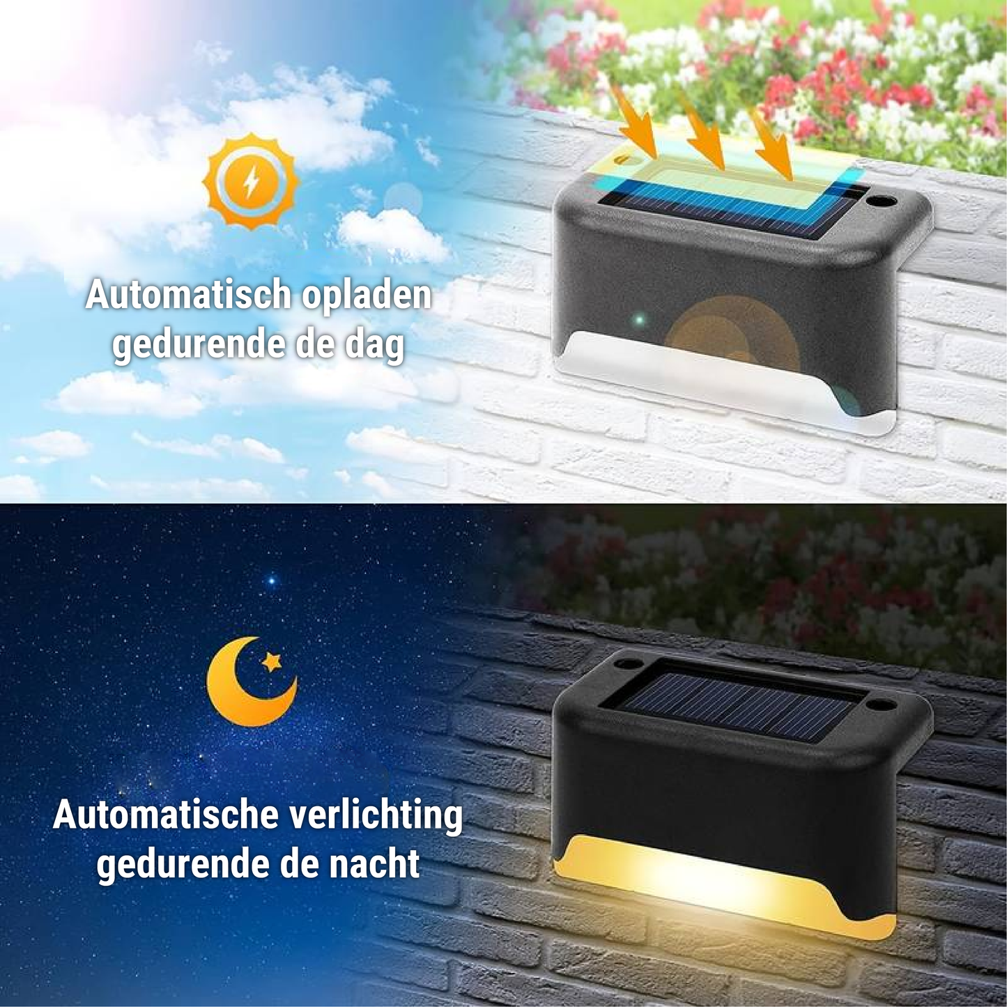 Wireless Outdoor Solar Powered Security Lights