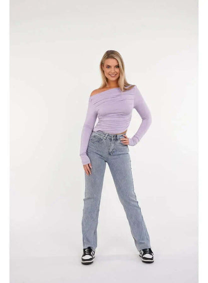 Classic Fit Women's Diamond Pattern Jeans