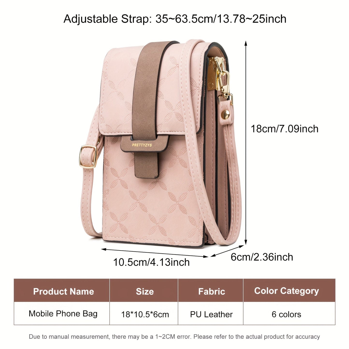 Small Safe Crossbody Purse for Women