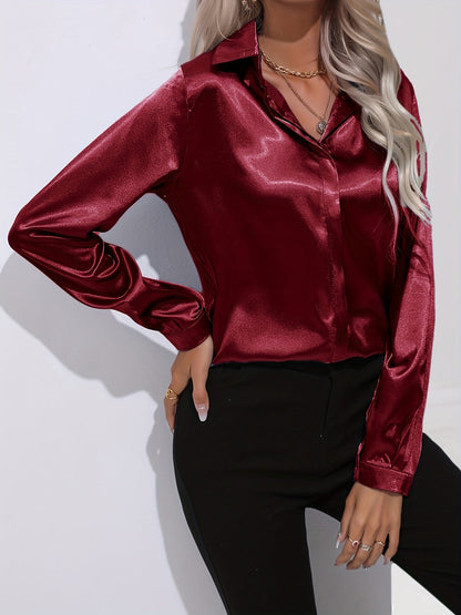 Ladies Classic Point Collar Shirt