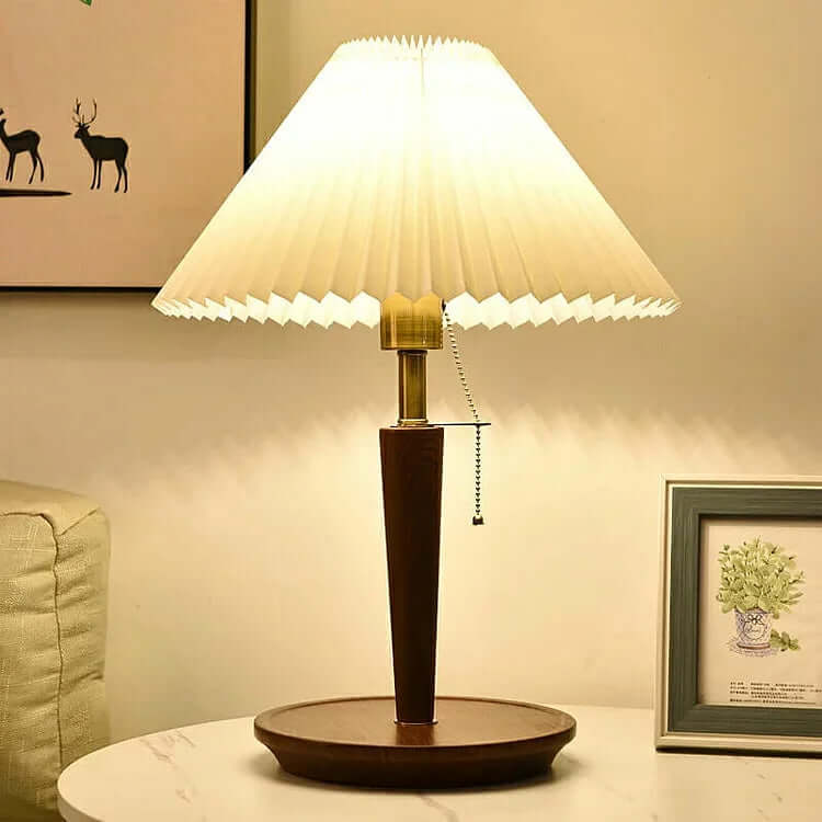 Folded Wooden Desk Lamp - Luxivelle