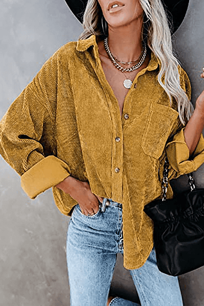 Casual Loose Fit Women's Long Sleeve Top