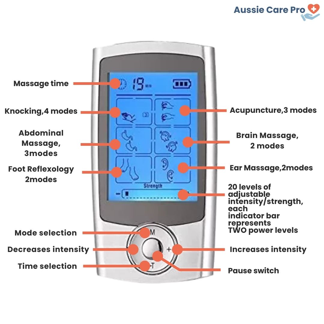Portable Electronic Muscle Massager – Pain Relief Device