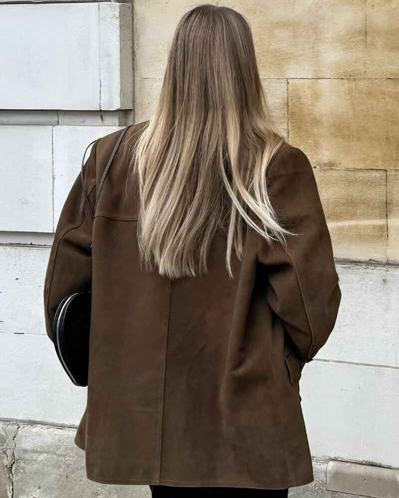 Ladies Soft Leather Coat