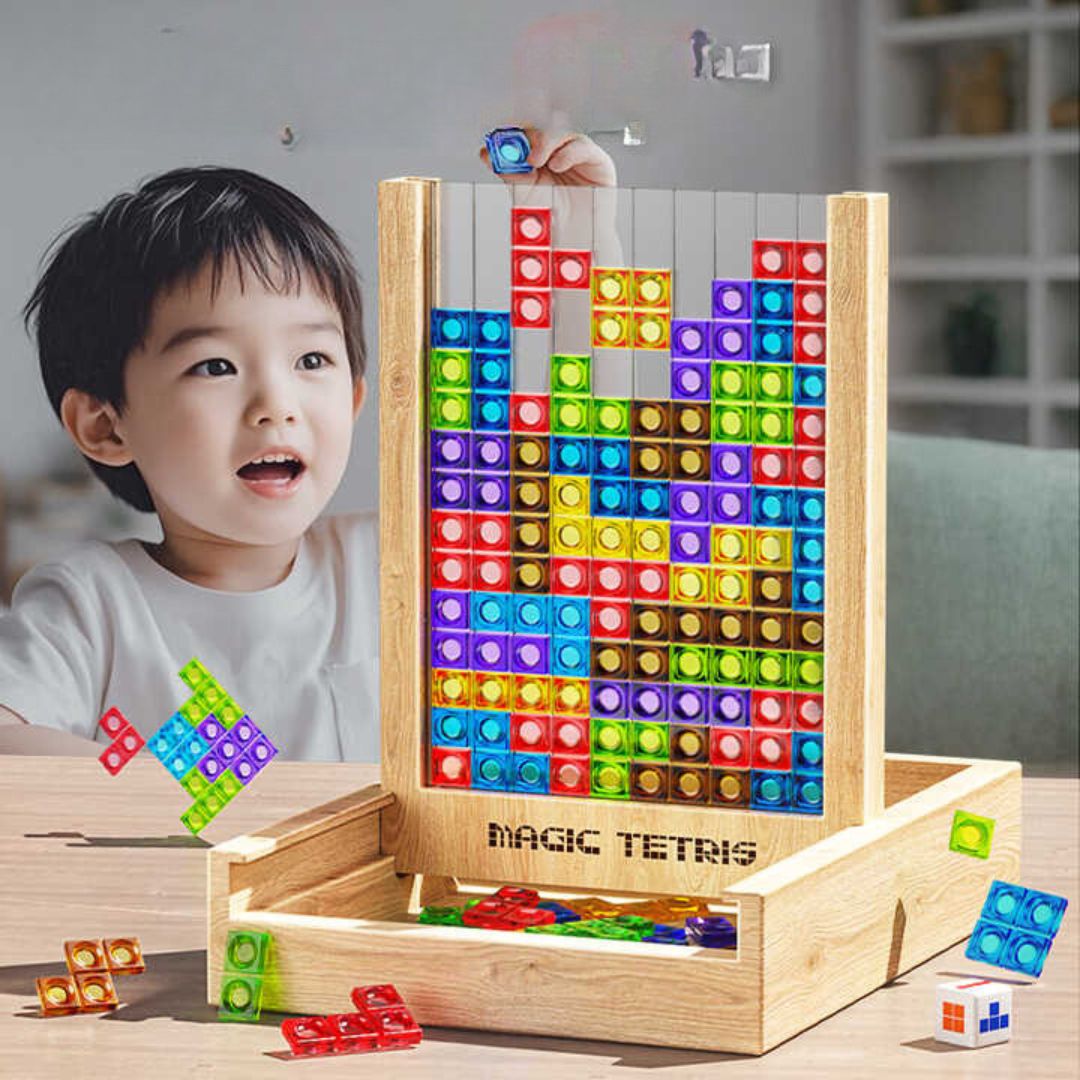Eco Friendly Wood Puzzle Game for Kids and Adults - Luxivelle
