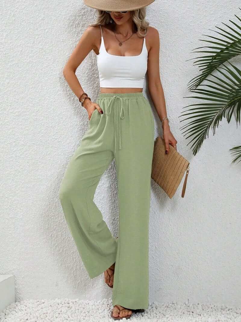 Relaxed Fit Cotton Pants