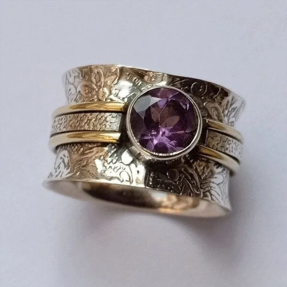 Sparkling Crystal Healing Ring