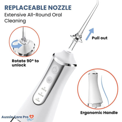 Portable Dental Water Flosser – Powerful Teeth Cleaner