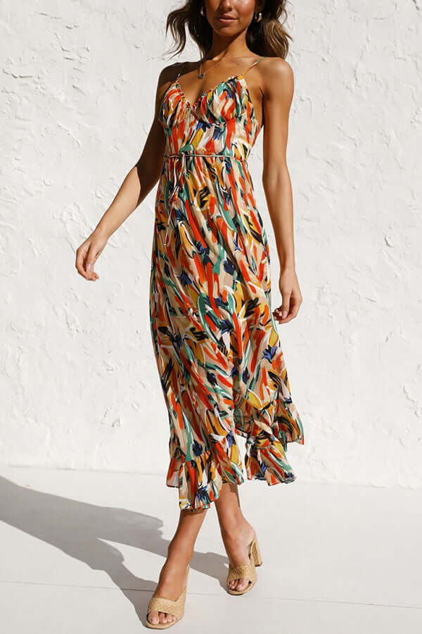 Ladies' Pretty Flower Tea Dress