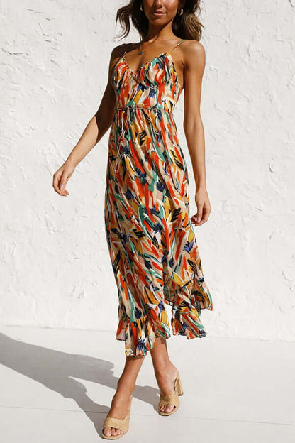 Ladies' Pretty Flower Tea Dress