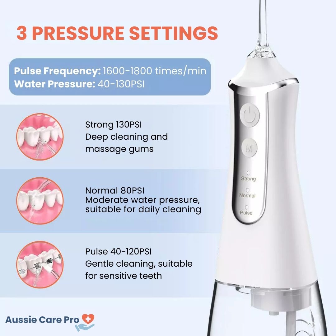 Portable Dental Water Flosser – Powerful Teeth Cleaner