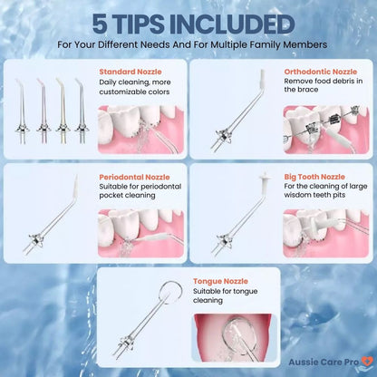 Portable Dental Water Flosser – Powerful Teeth Cleaner