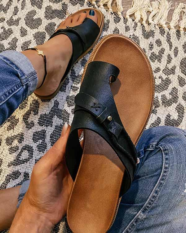 Comfortable Ladies Flat Beach Sandals