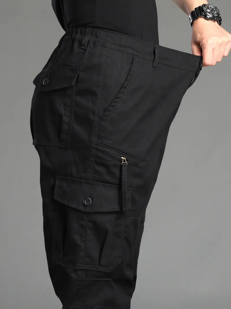 Relaxed Fit Men's Cargo Trousers