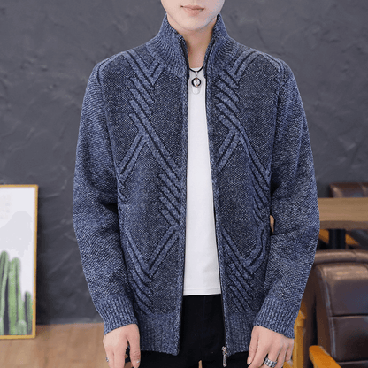 Warm Crew Neck Sweater for Men
