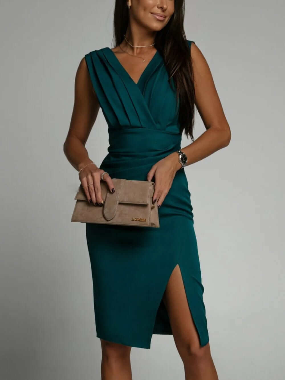 Fashionable Fit Bodycon Midi Dress