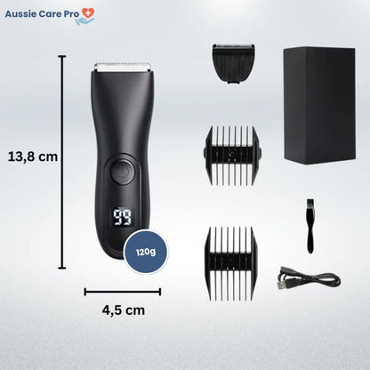 Easy Grip Cordless Body Trimmer – Waterproof Steel Blades