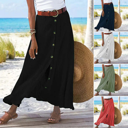 Flowy Long Summer Skirt - Luxivelle