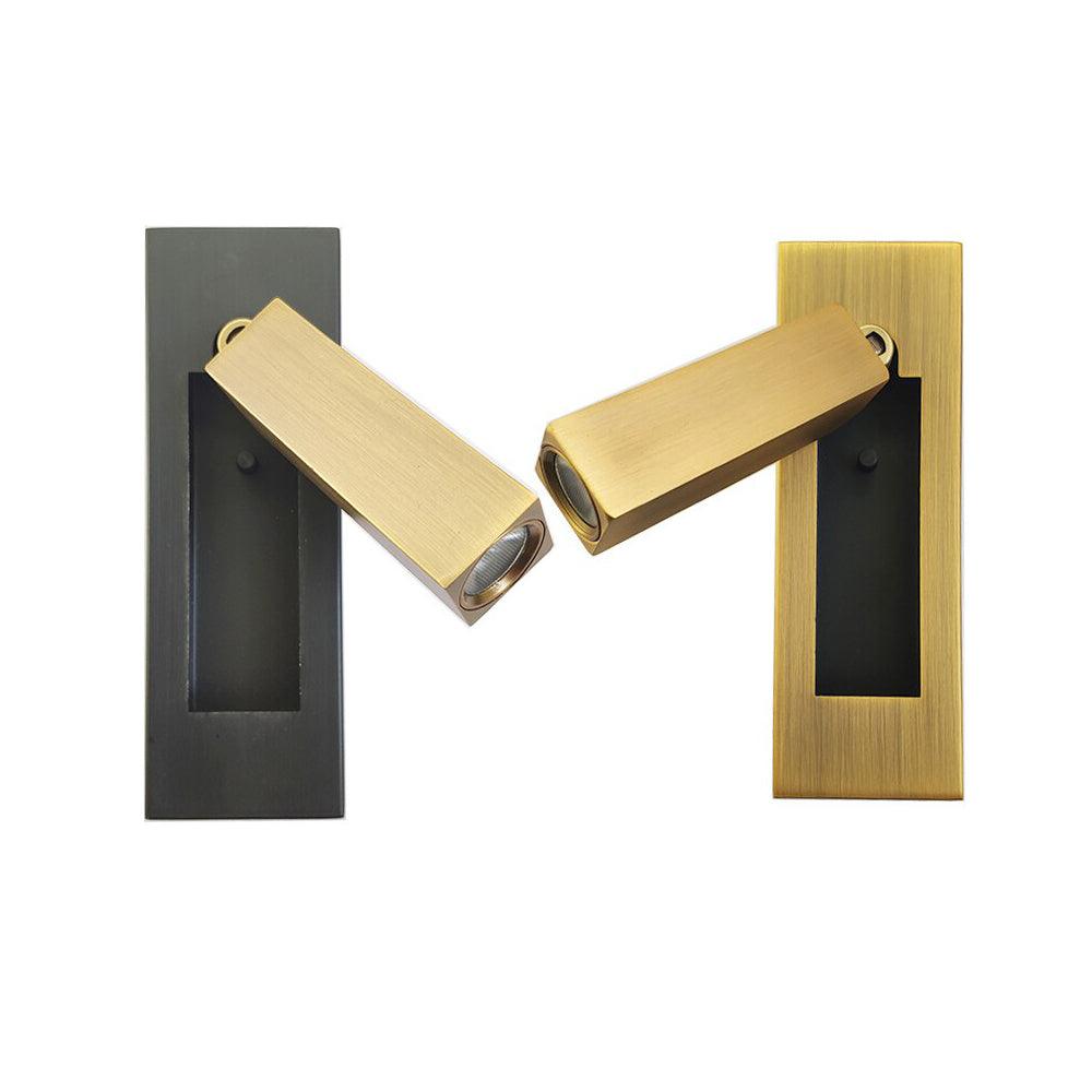 Contemporary Recessed Bedroom Wall Lamp