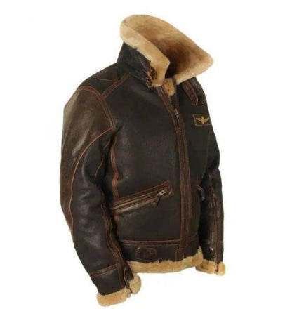 Classic Brown Biker Leather Jacket