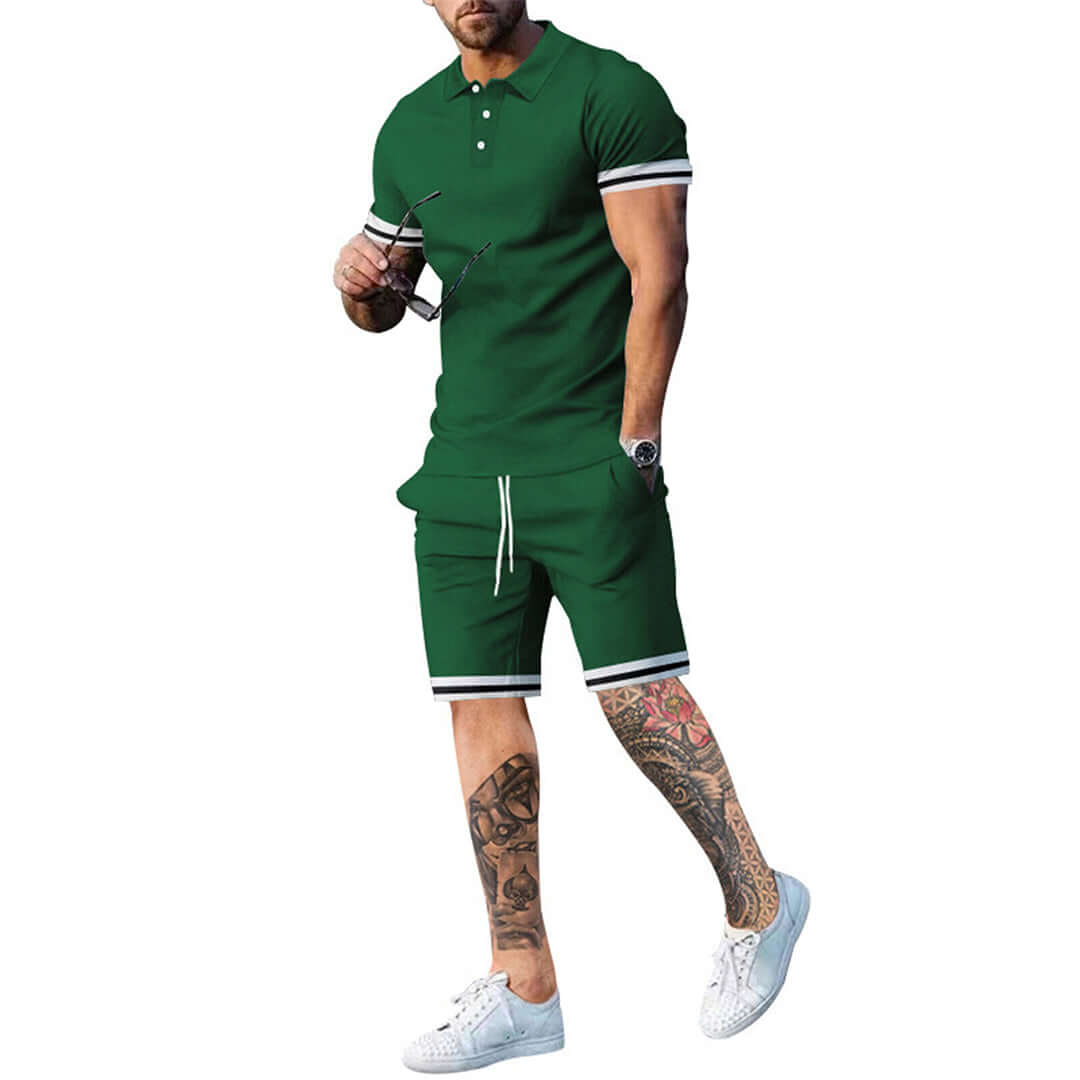 Relaxed Fit Summer Clothing Set for Men