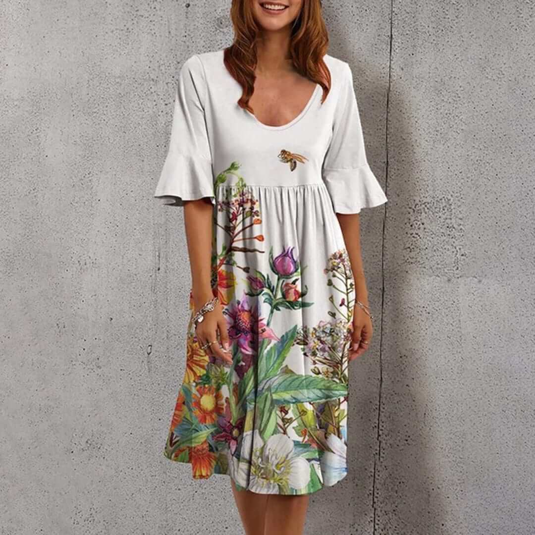 Pretty Garden Party Midi Dress