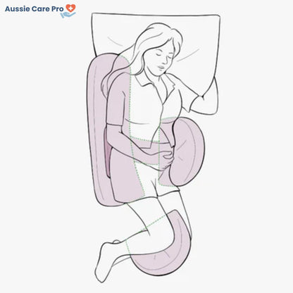 Comfortable Maternity Pillow for Belly and Back Relief